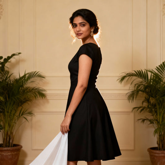 AOP A Line Dress